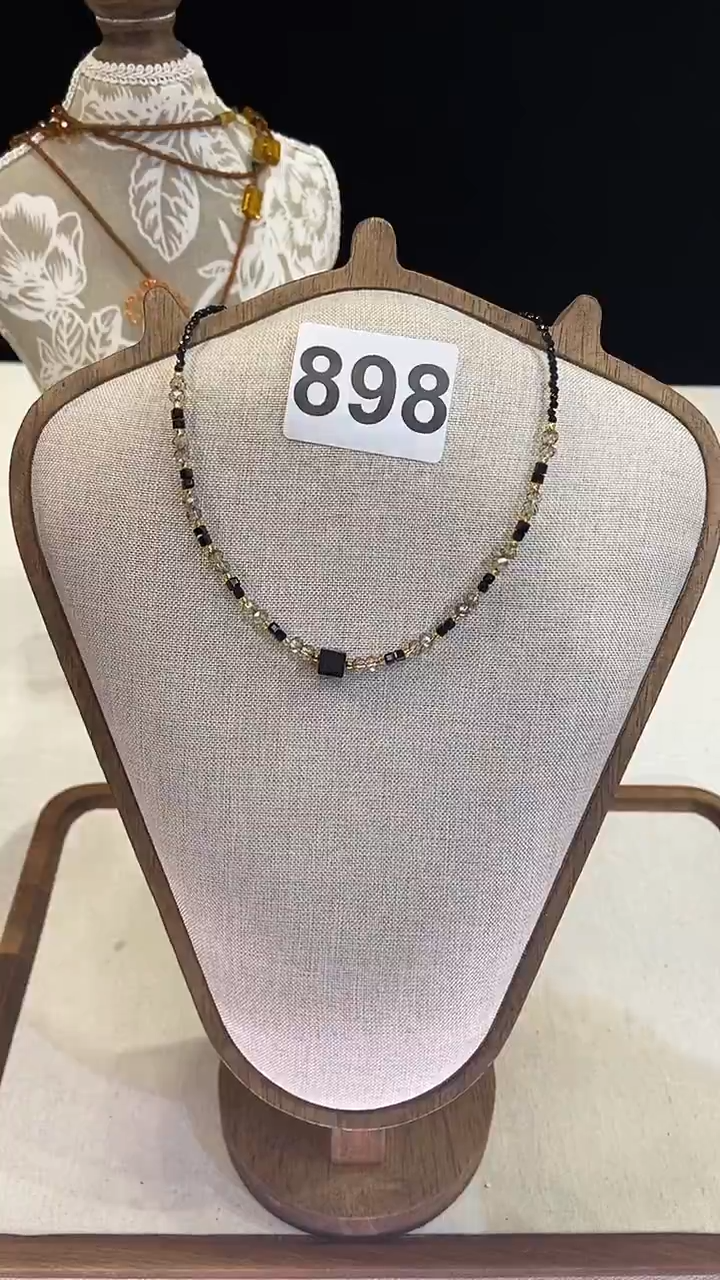 项链钛钢淡水珍珠898