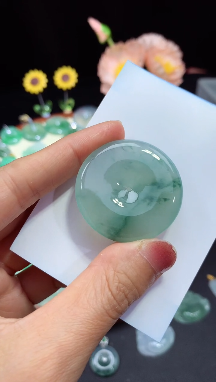 【闪购商品】翡翠颈饰未镶嵌平安扣