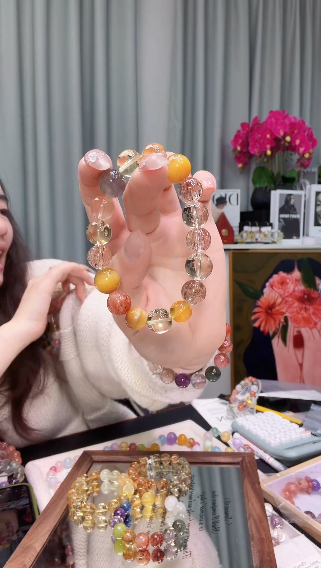 未镶嵌手链水晶手串