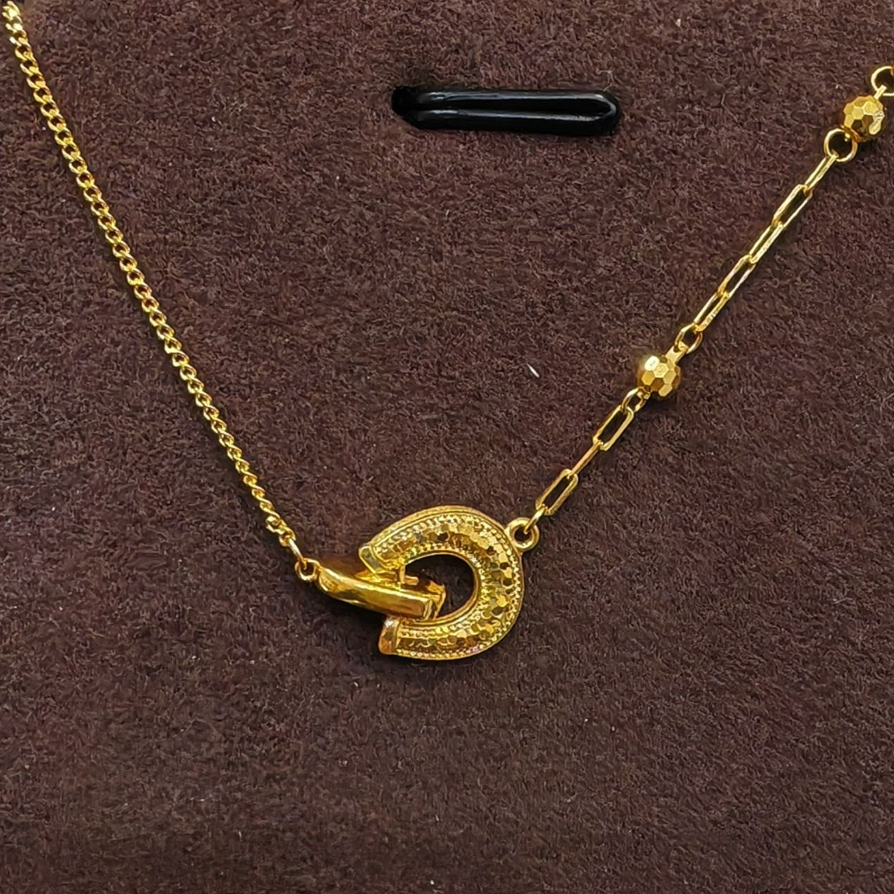 CAIBAI JEWELRY/菜百首饰祥云足金手链