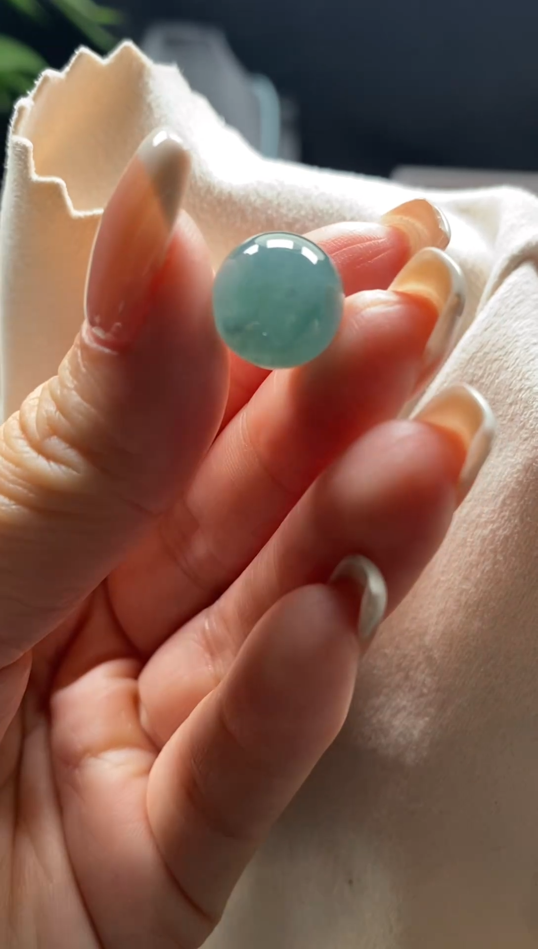 未镶嵌手链翡翠散珠卡12MM圆珠