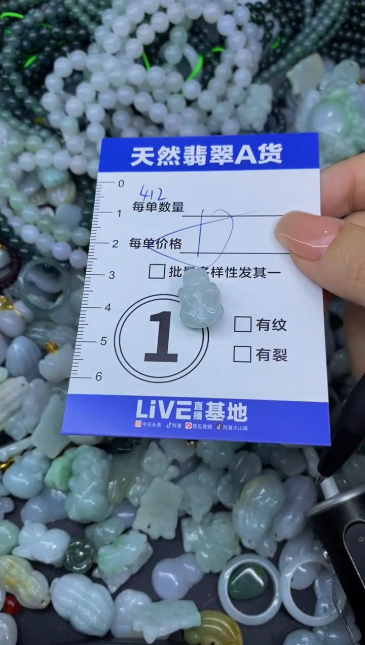 颈饰未镶嵌翡翠天然翡翠A货批量多样性发一件