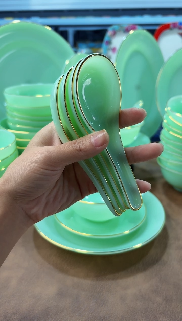 玉瓷   勺子4个景德镇餐具 