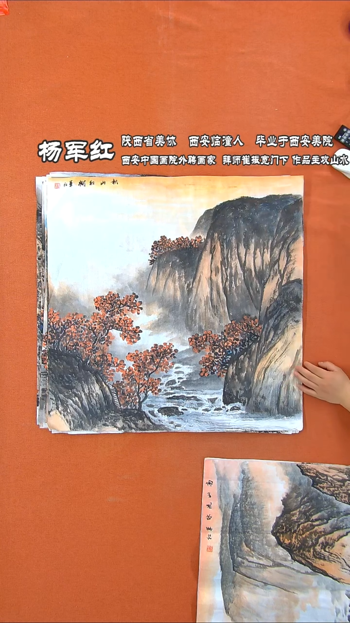 书法175R杨军红手绘国画