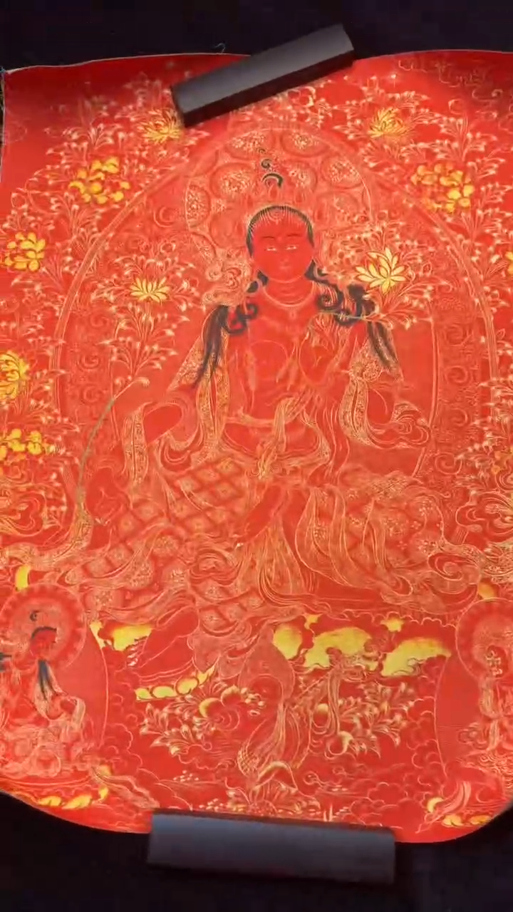 装裱画唐卡藏艺阁高端绘画作品TK16004
