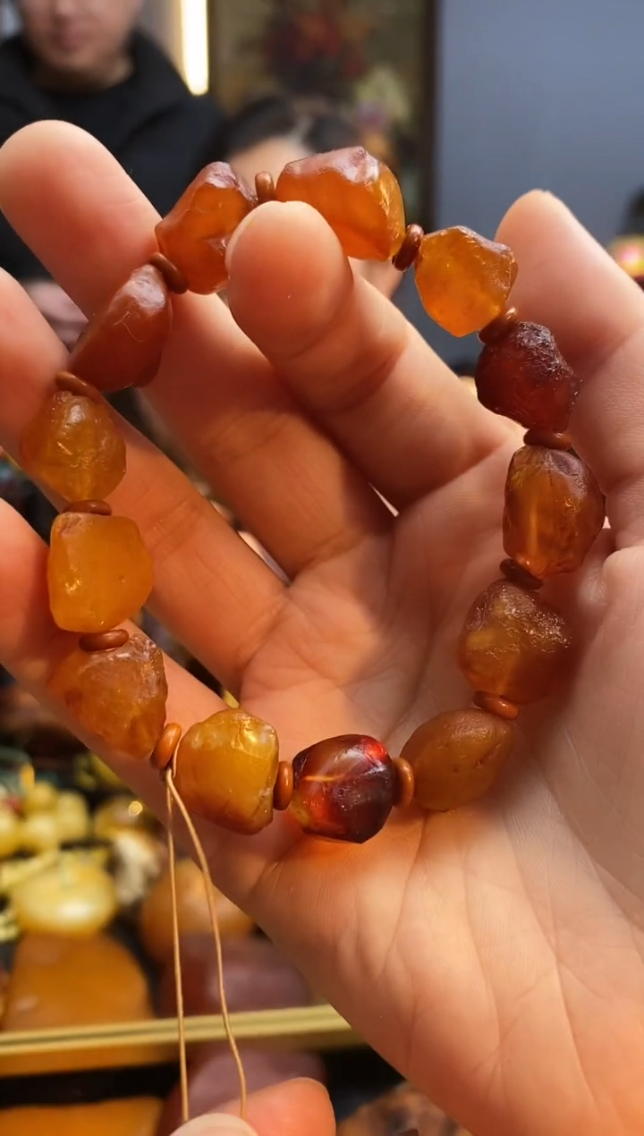 手串琥珀未镶嵌 手串