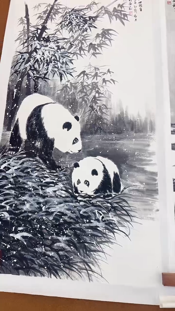 书法11-23-13齐老师8平尺国画作品