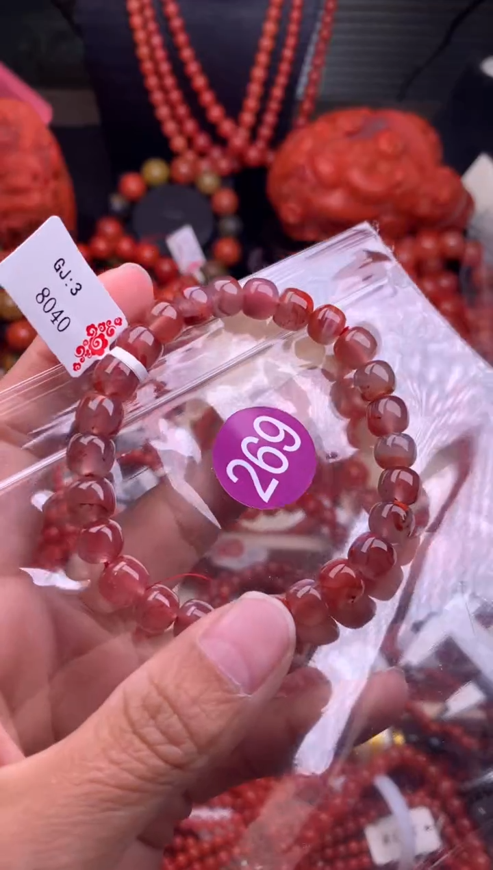 【闪购商品】南红玛瑙珠宝奇石未镶嵌269-8