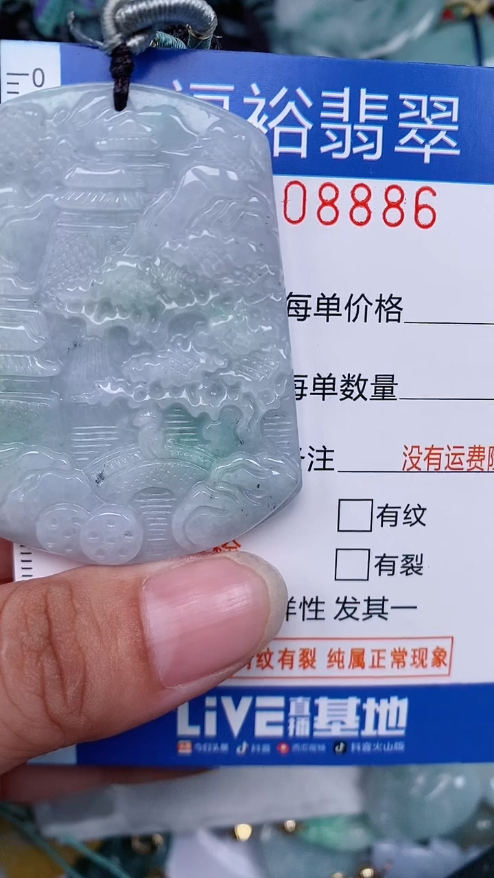 翡翠未镶嵌颈饰...0008886