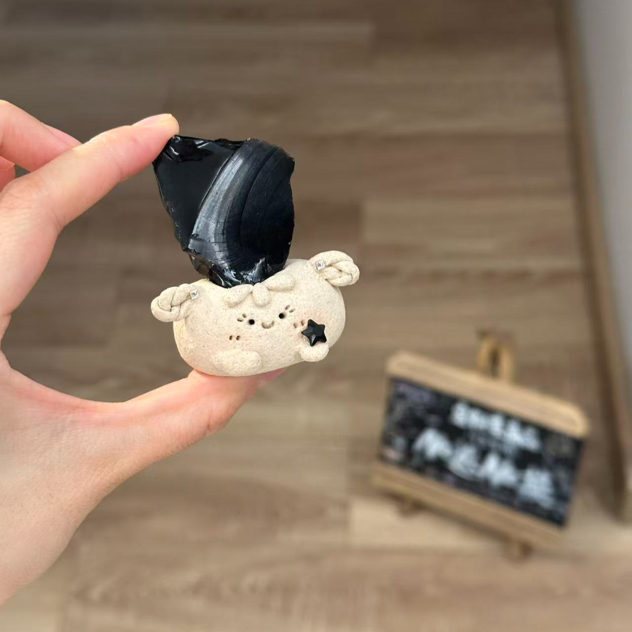 水晶小豆丁可爱黑钥匙