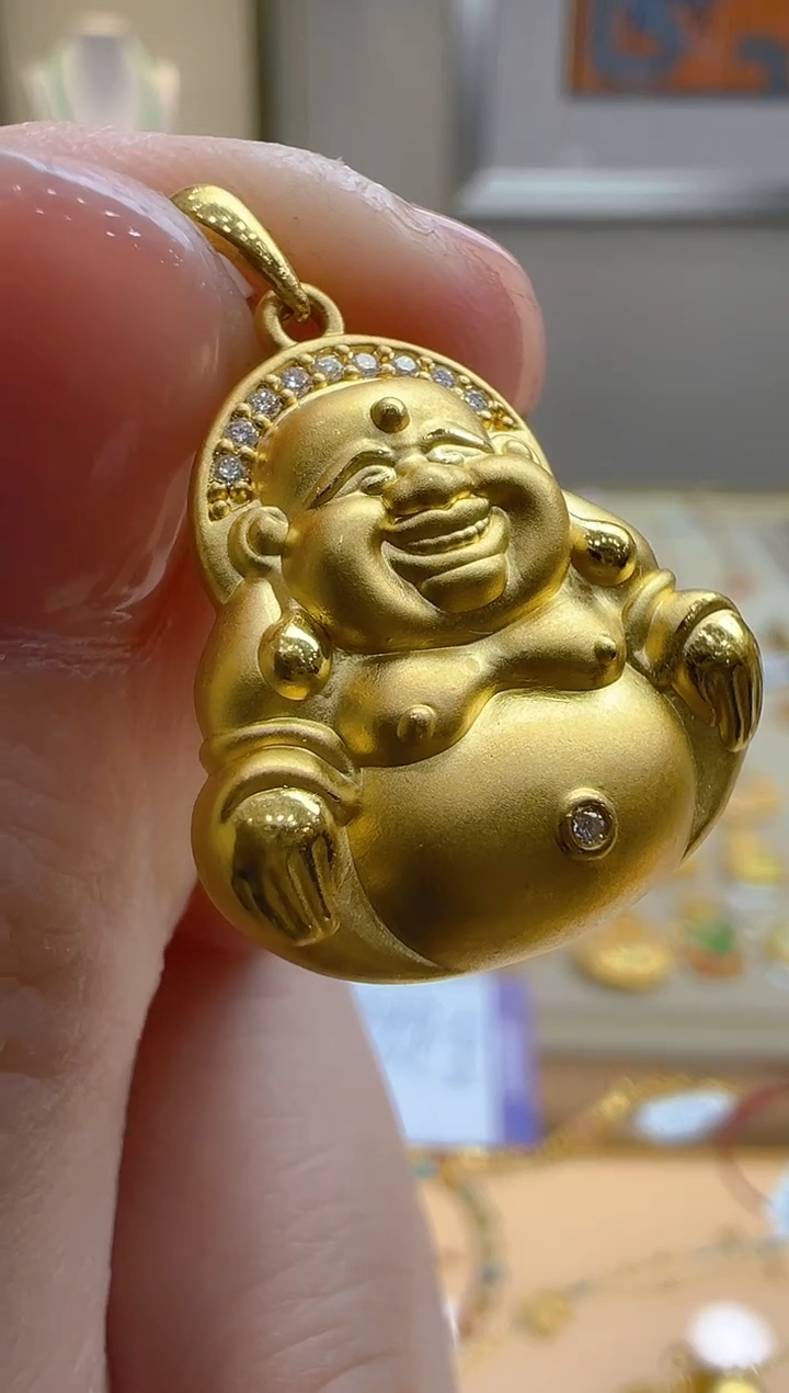 【闪购商品】定制足金吊坠(不含链)多样性发货拍一发一