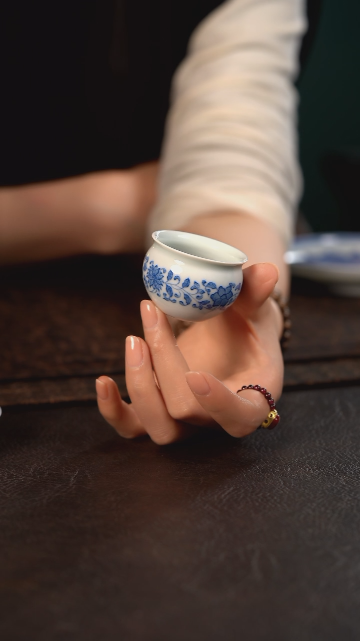 【闪购商品】杯聚澜堂点工串枝小缸杯