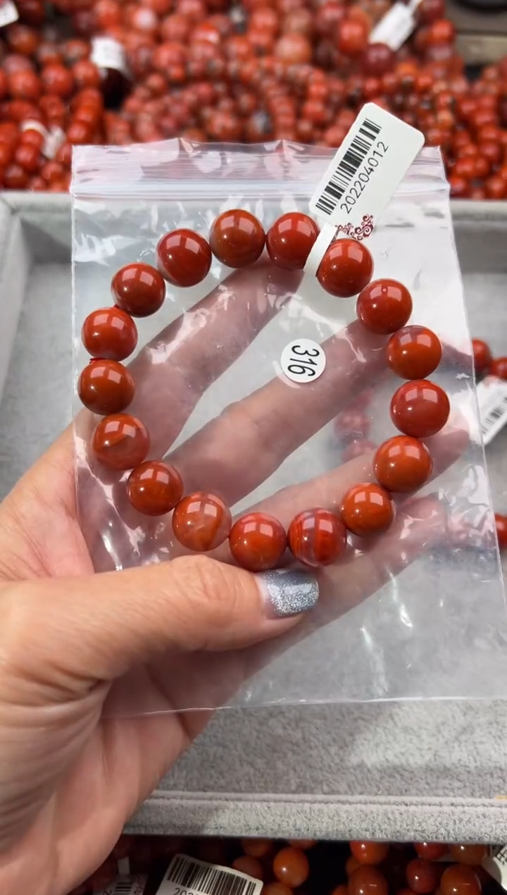 未镶嵌手串南红玛瑙12+