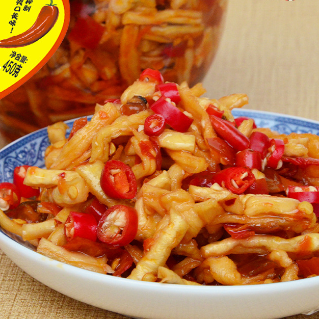 【香辣爽口下饭菜】农家自制萝卜条干香辣脆爽开胃拌饭拌面即食美味
