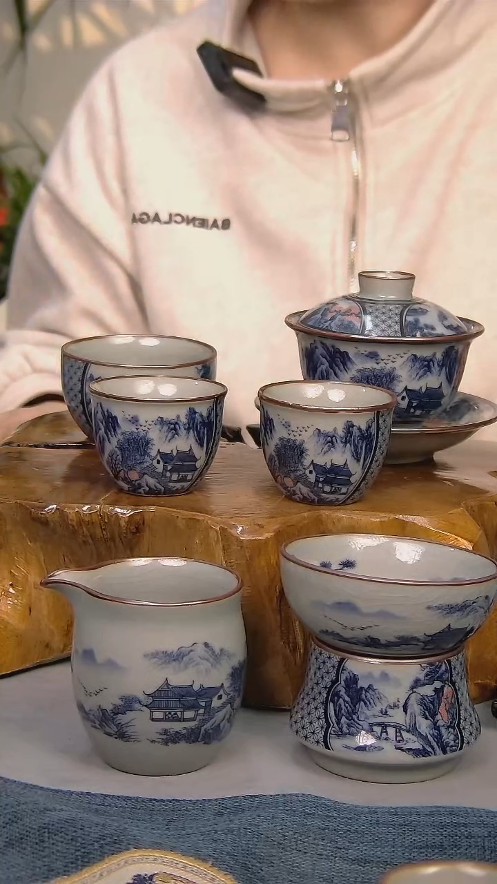 【闪购商品】简装家用款6件套 陶瓷家用茶具系列