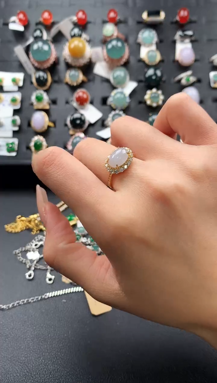 【闪购商品】翡翠戒指银S925镶嵌4654654