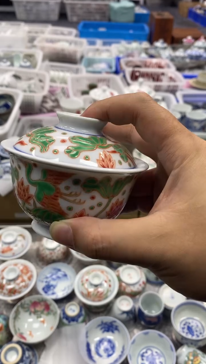 摆件陶景德陶瓷茶具容量约130