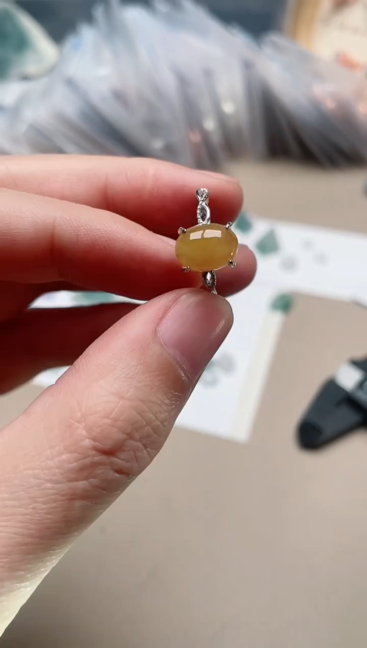 【闪购商品】翡翠戒指银S925镶嵌1000000011