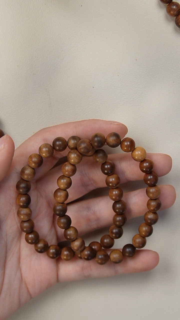 【闪购商品】檀香木手串/手链老山檀香0.8圆珠单圈药香