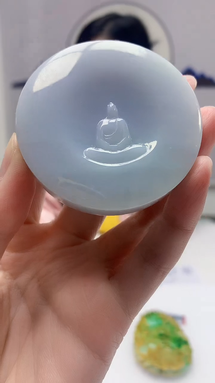 【闪购商品】定制翡翠未镶嵌4852zm-毛货赠珠链悟道149