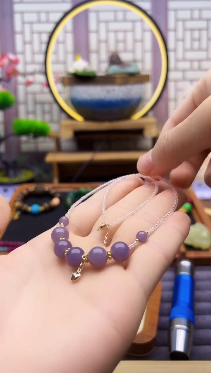 和田玉14K金镶嵌颈饰X113