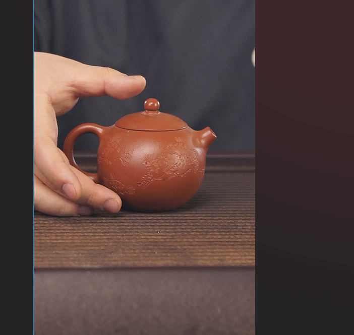 160cc紫砂壶顾氏手工紫砂顾氏手工紫砂壶