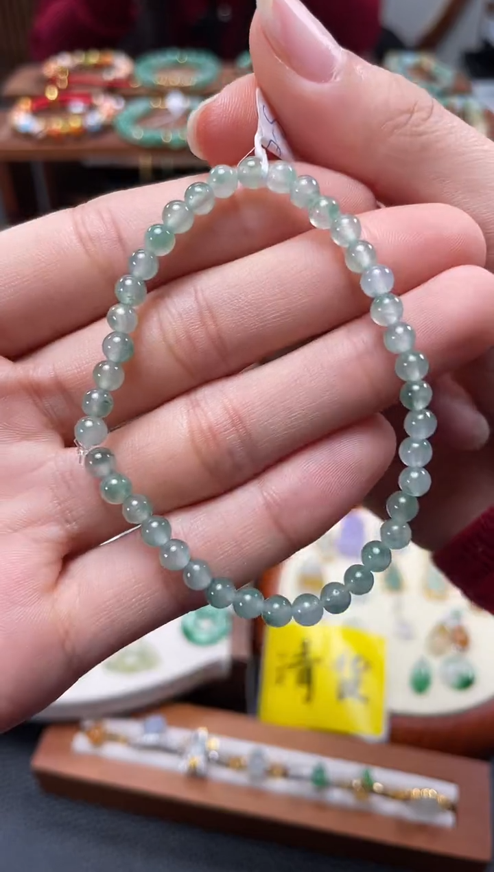 【闪购商品】翡翠套链未镶嵌一个  JK528