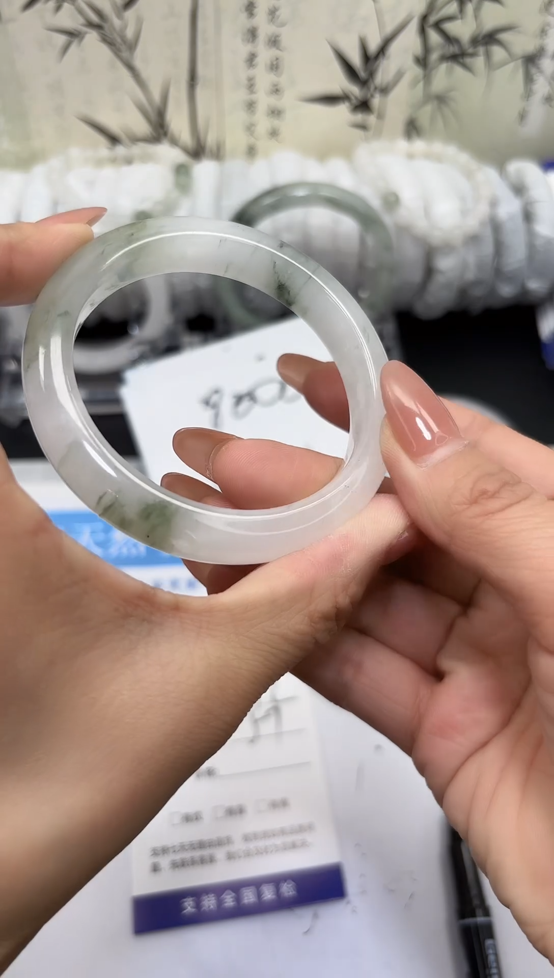 未镶嵌手镯石英质玉A172-56/57/58