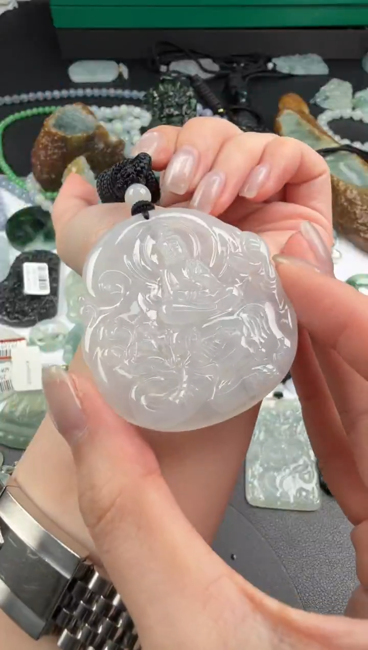 吊坠(不含链)未镶嵌翡翠翡翠饰品-238