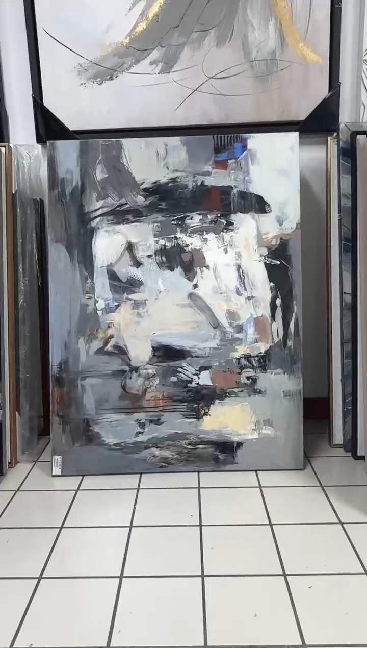 竖款168美术馆 装饰画120*90