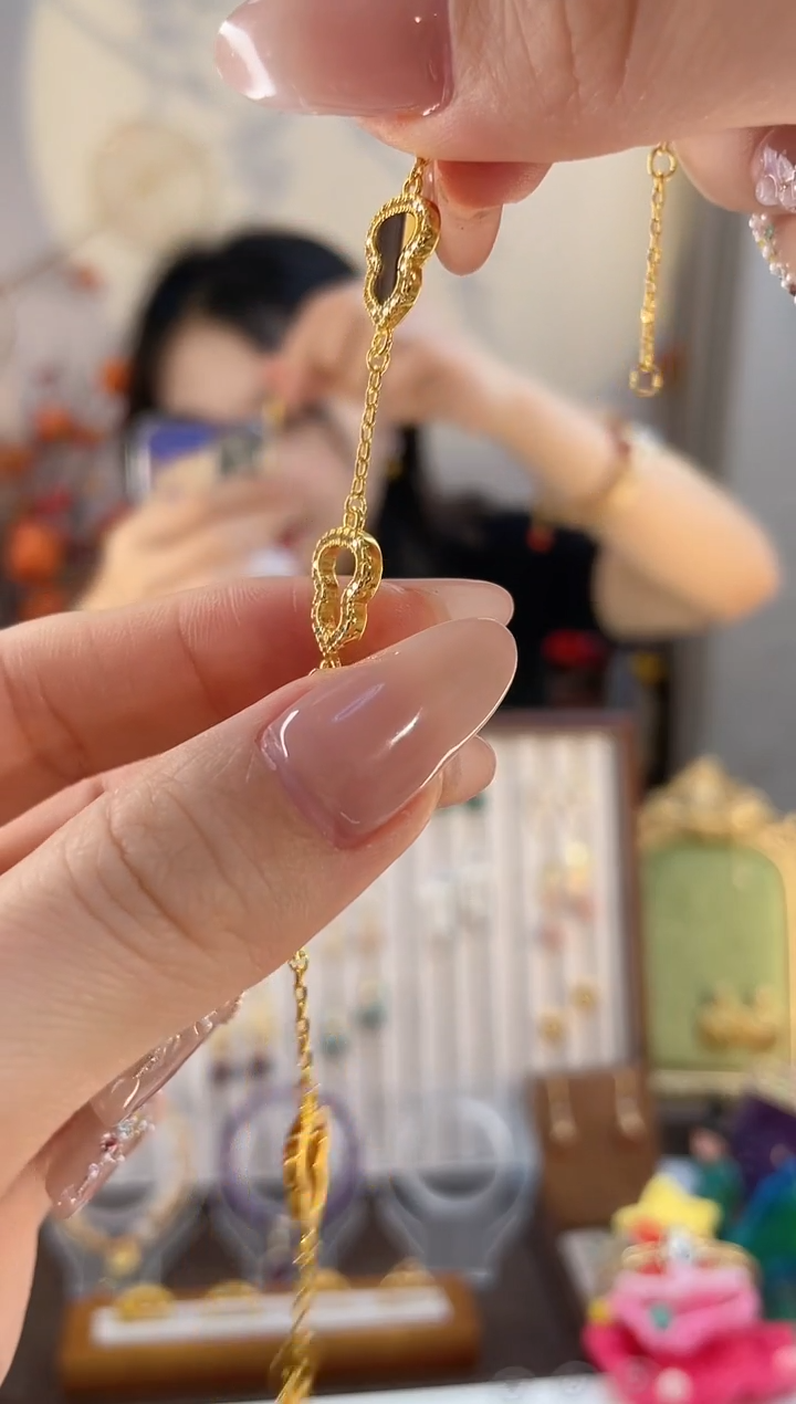 铜合金无虎眼葫芦手链