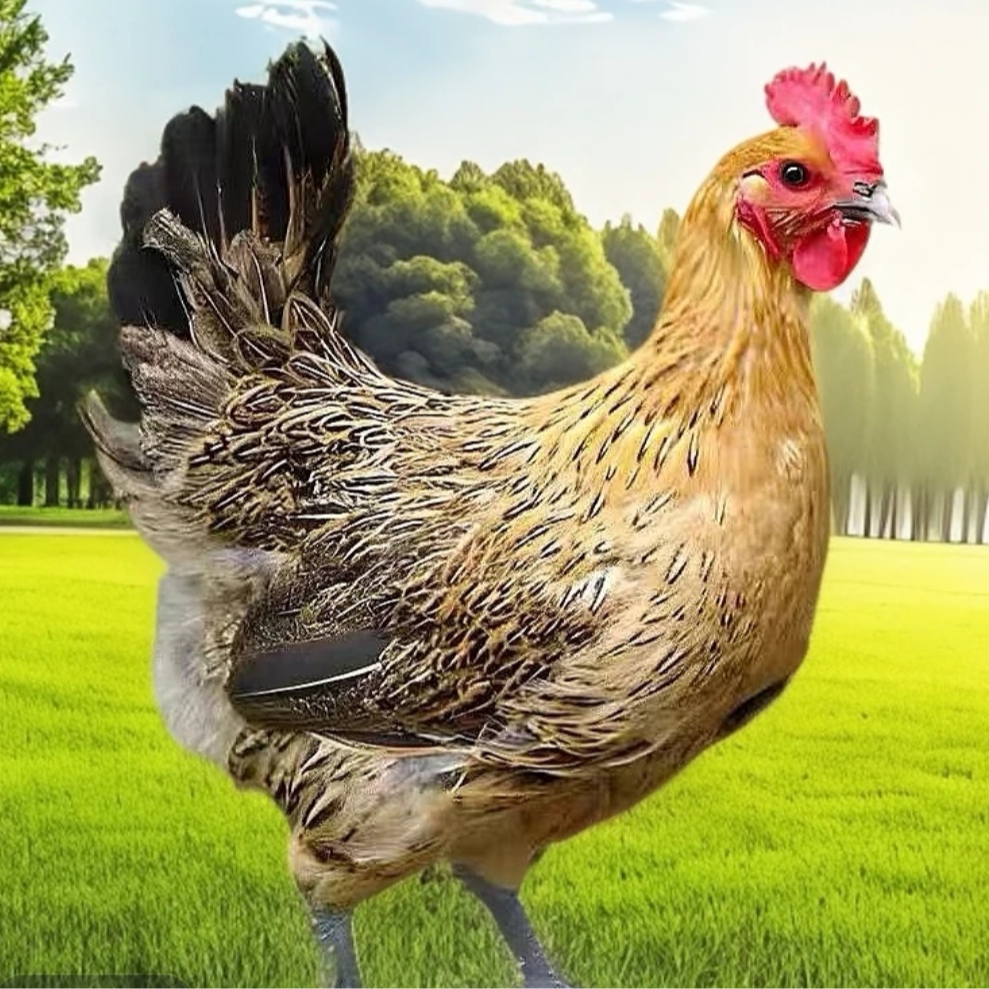 青脚麻羽鸡99元50只带框发货JF