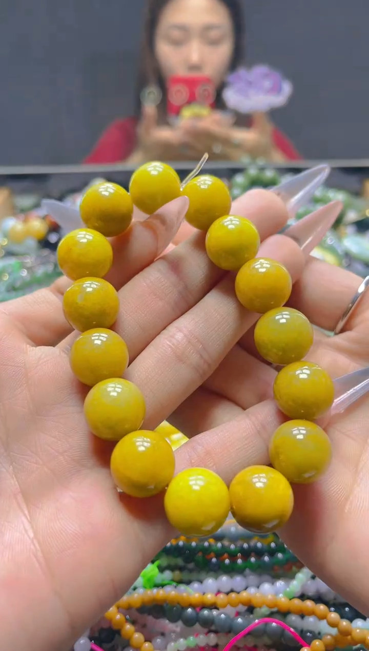 颈饰未镶嵌翡翠13MM