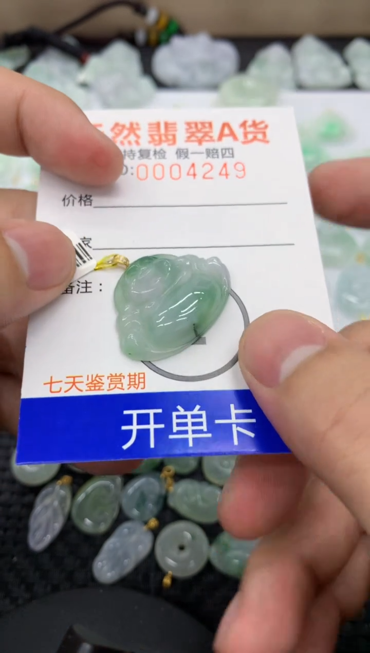 【闪购商品】翡翠颈饰18K金镶嵌11111111111