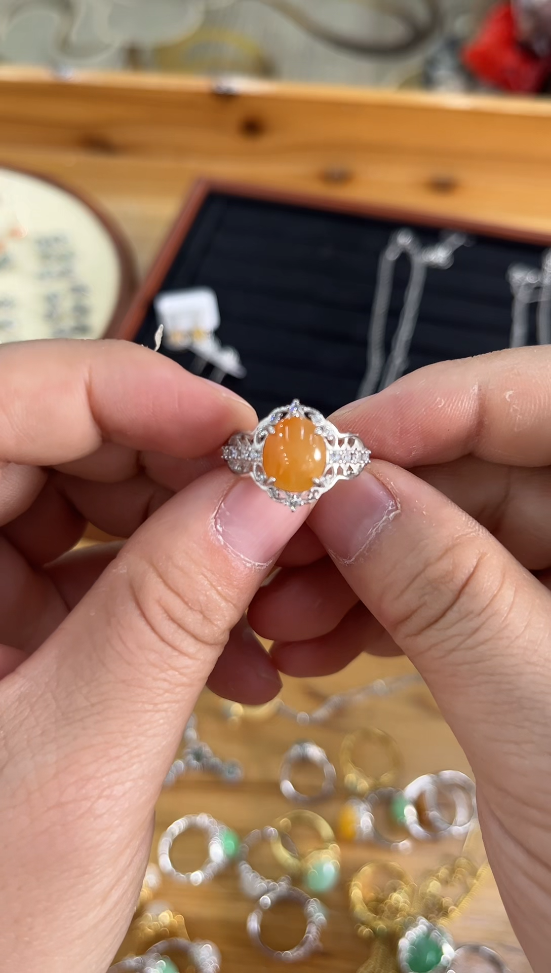 【闪购商品】翡翠戒指合金戒指