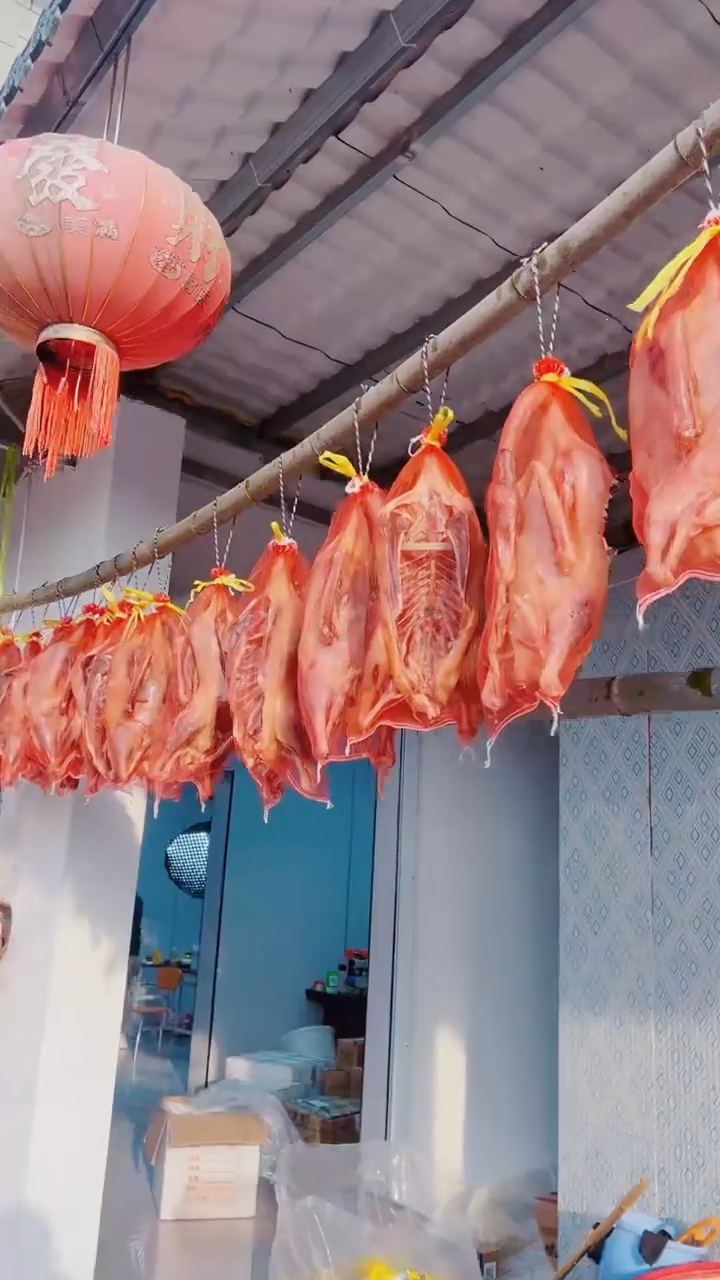 2年中国大陆农家散养腌制大白鹅！一货一拍 现称先拍！