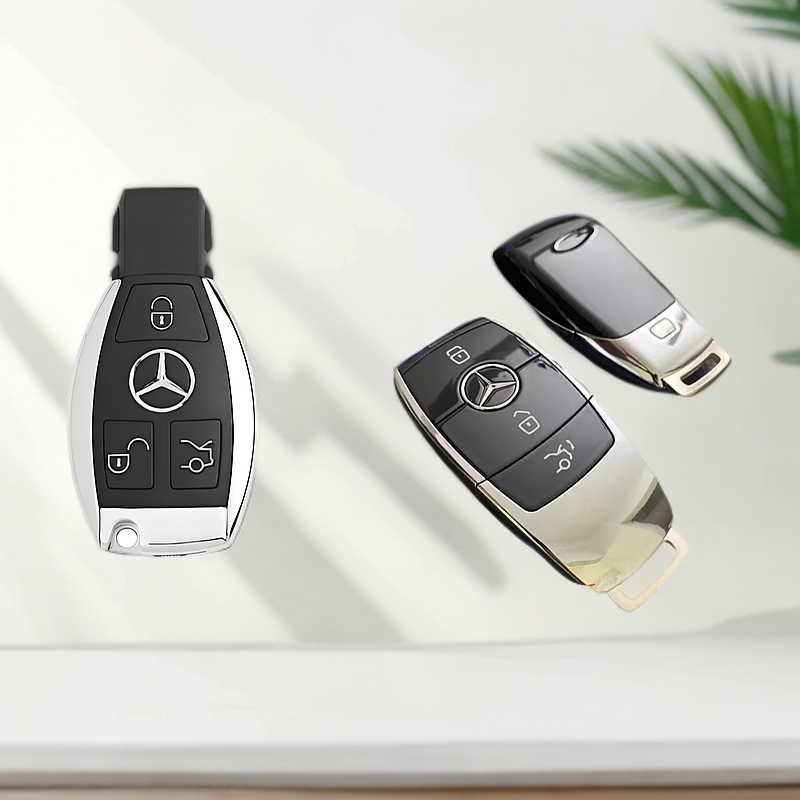 奔驰三代四代智能钥匙改装新款（黑色）