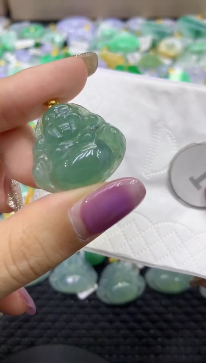 颈饰未镶嵌翡翠天然缅甸翡翠A货