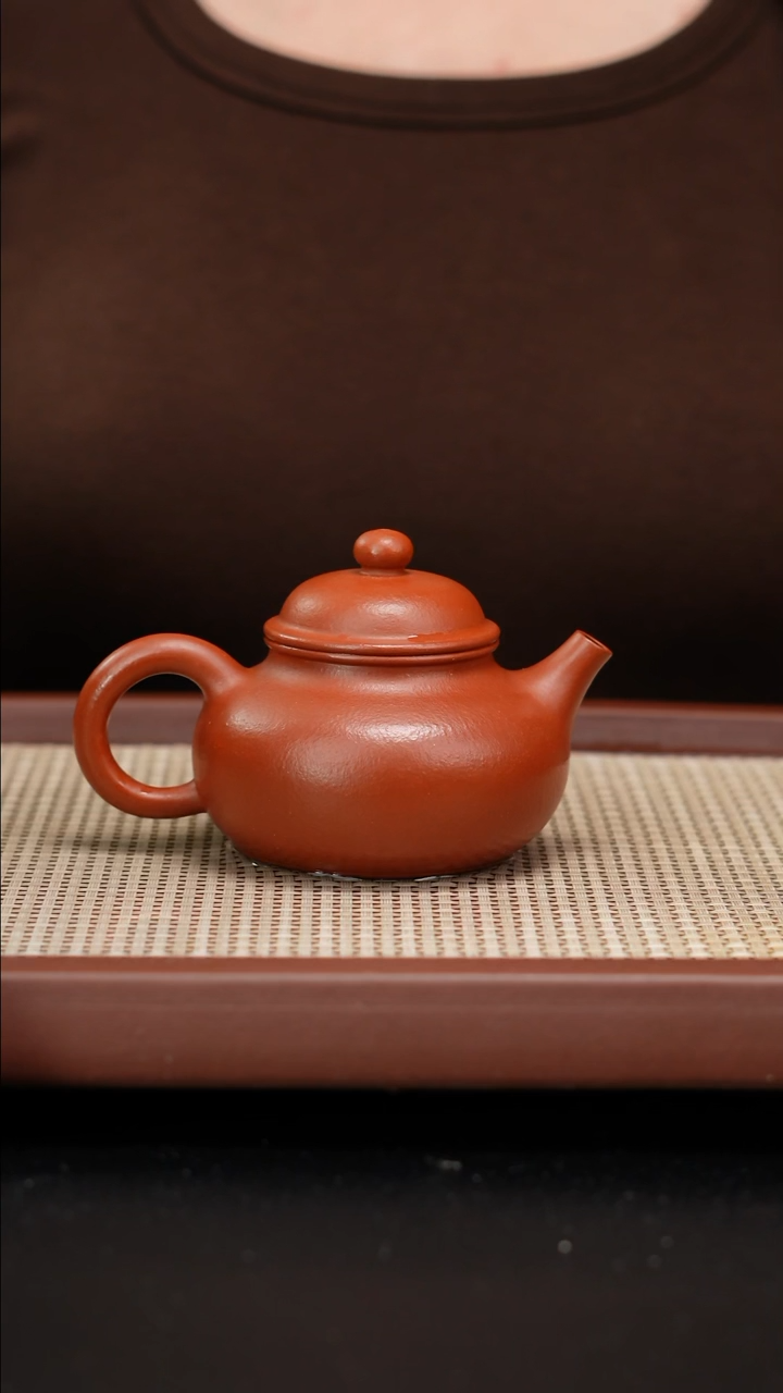 【闪购商品】紫砂茶壶全手工黄龙山朱泥容天160