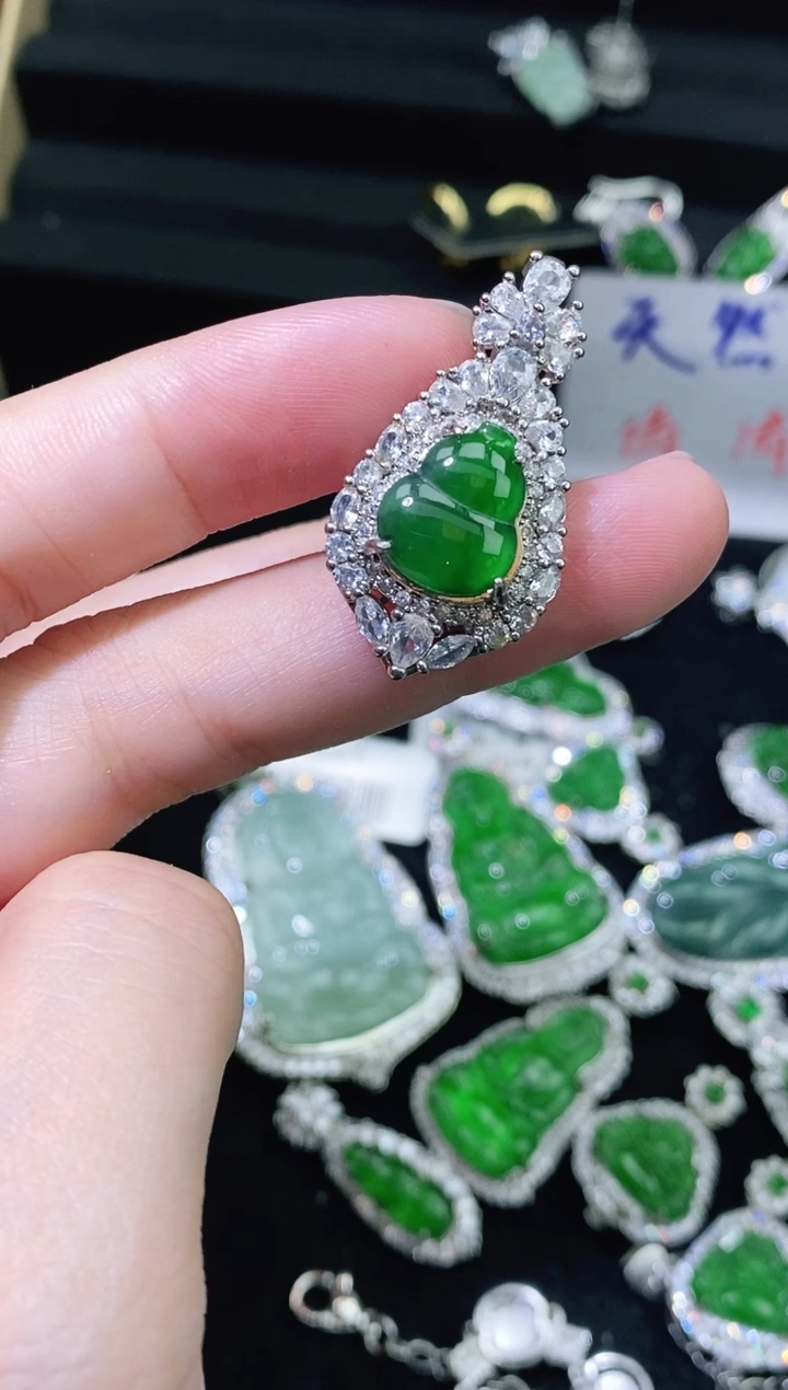 【闪购商品】翡翠未镶嵌颈饰精美翡翠-多样性只发一件H430