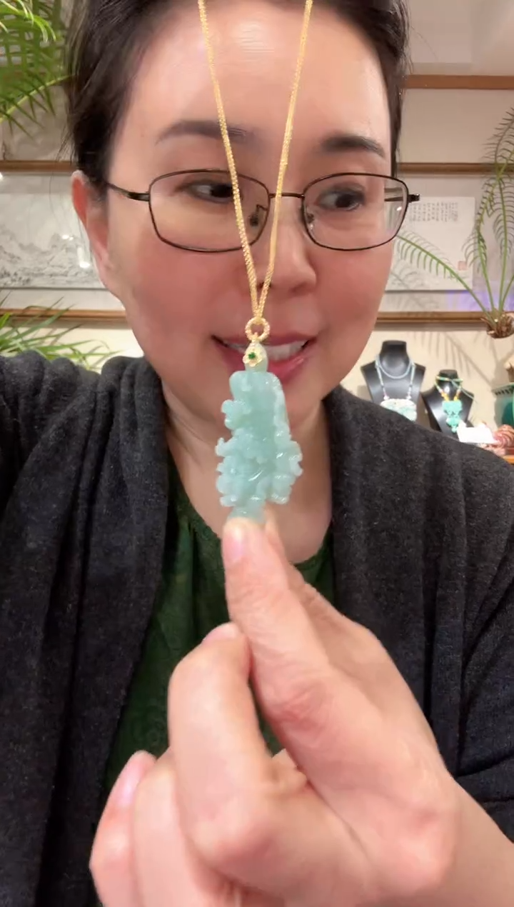 【闪购商品】翡翠颈饰未镶嵌国风