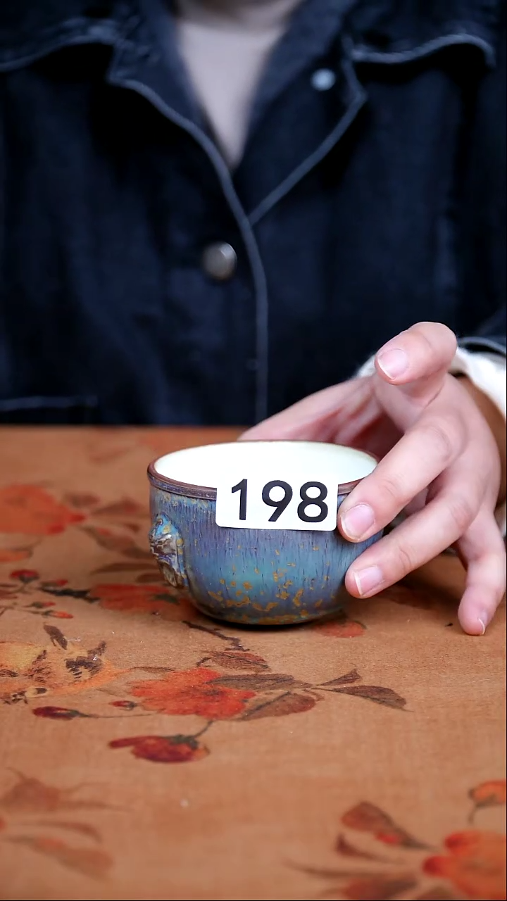 全品钧瓷茶器摆件