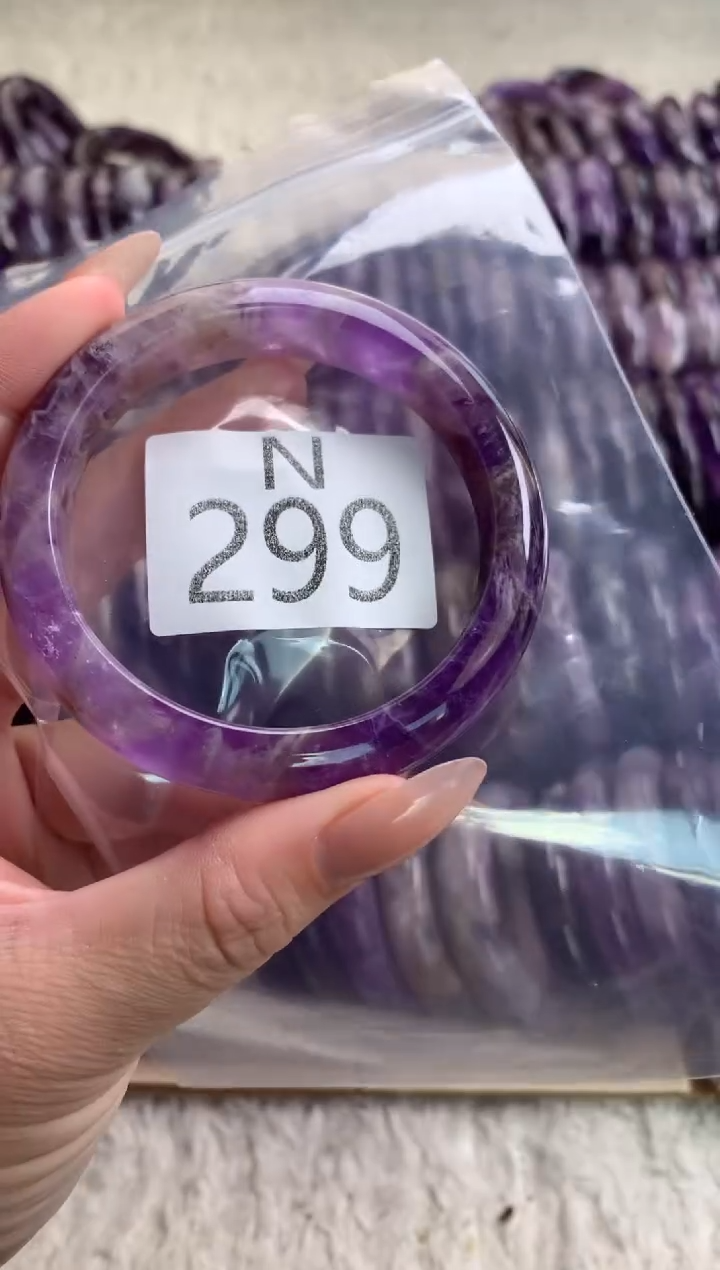 水晶珠宝半成品未镶嵌水晶手镯299-57