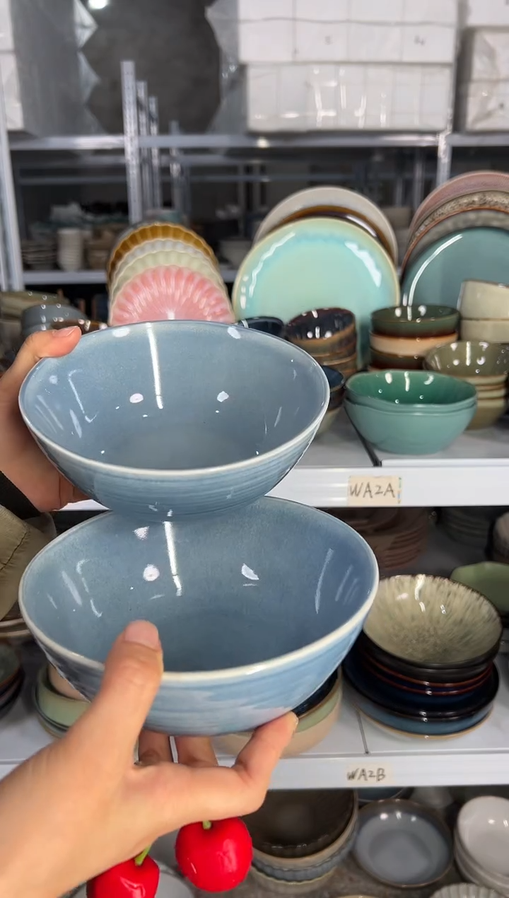 陶瓷外贸尾货瑕疵满20包邮X2 菜碗