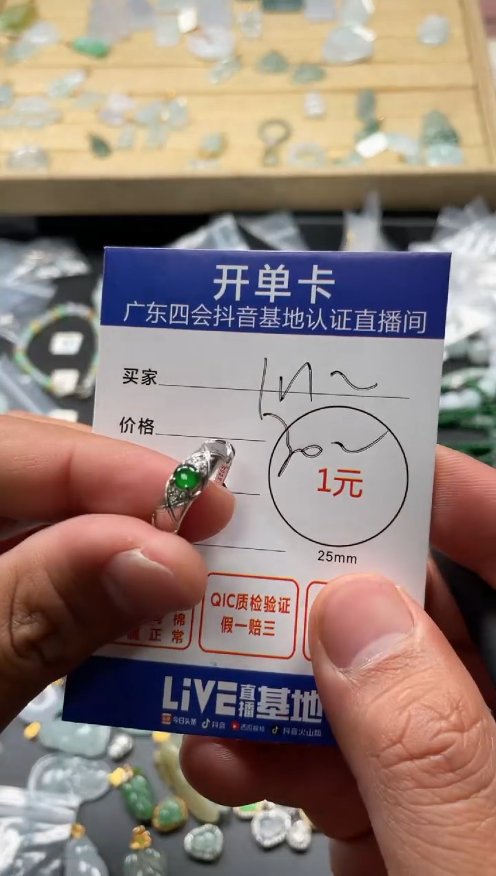 颈饰未镶嵌翡翠I**o挂件