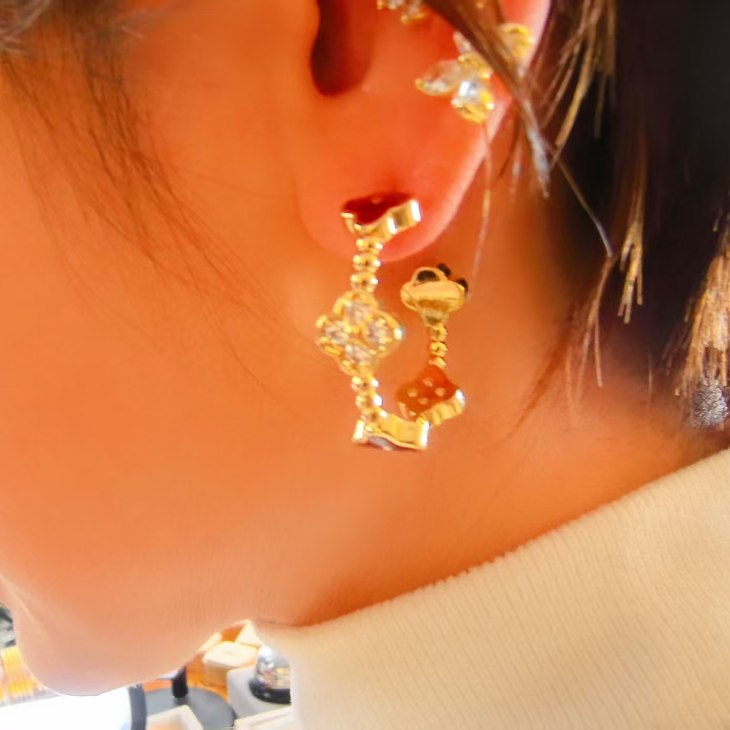 钛钢耳饰 阮大大高奢耳饰 2563