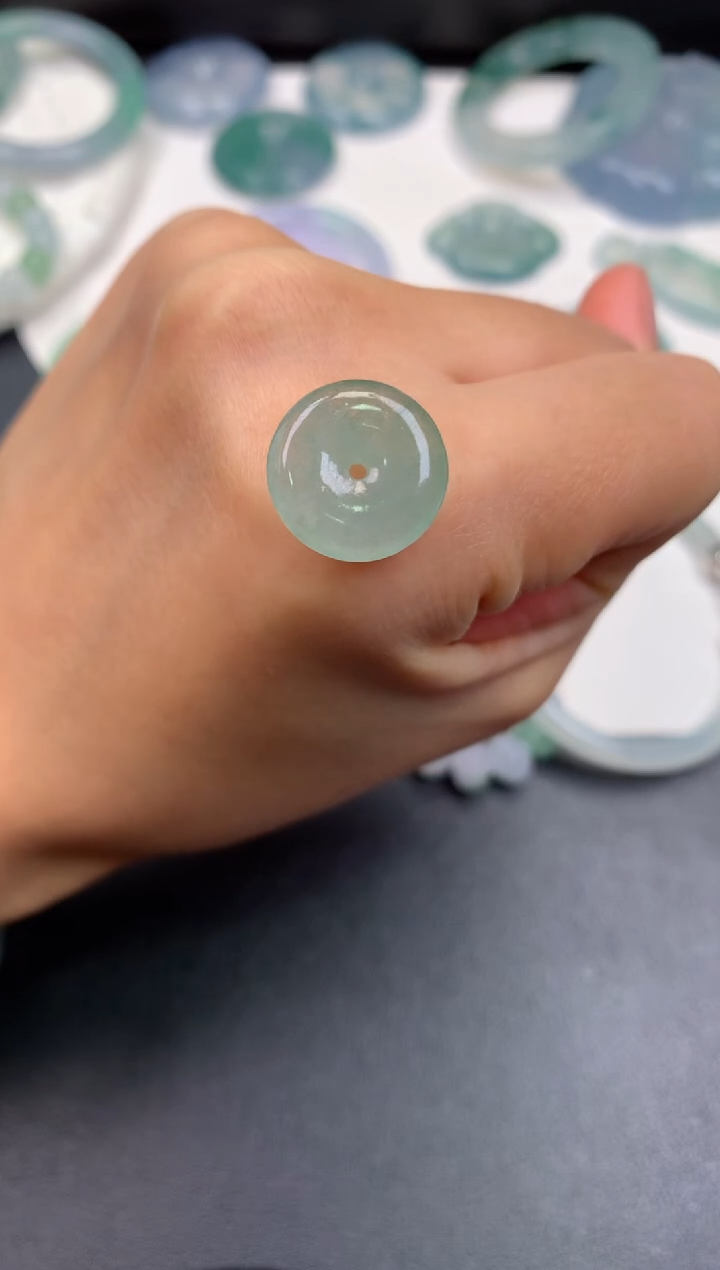 未镶嵌定制翡翠0701903817（14*3.4）