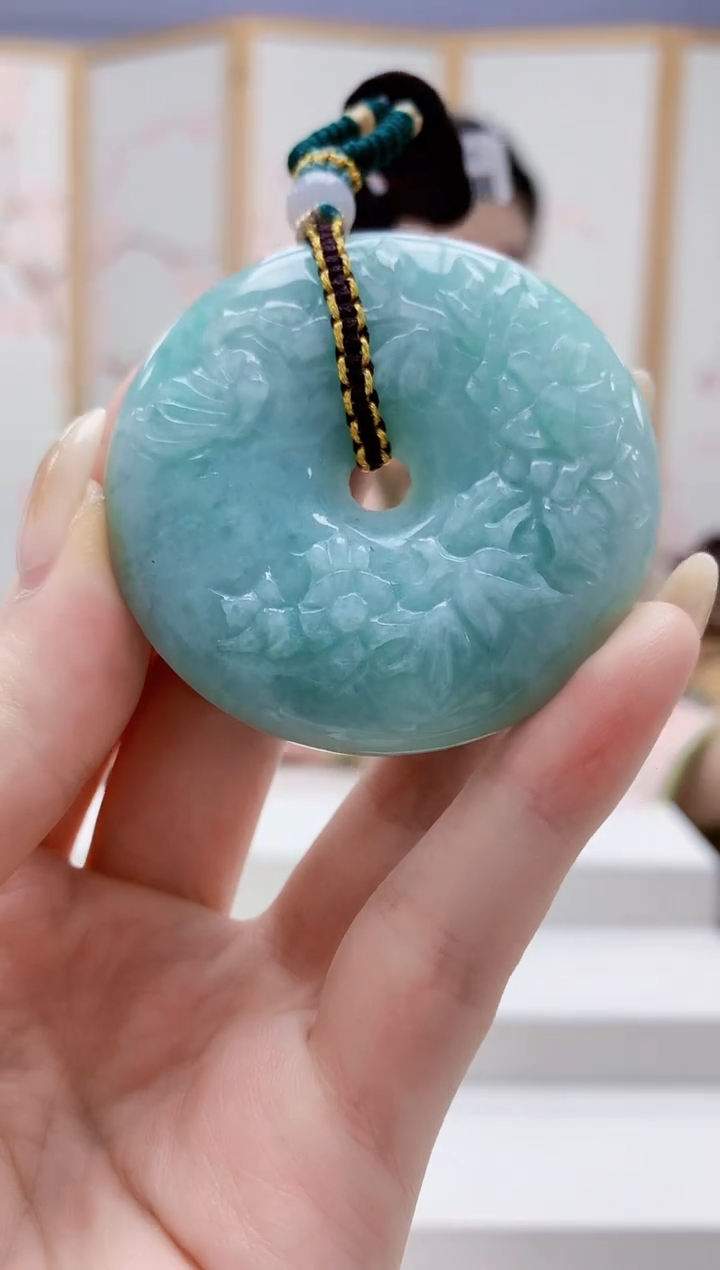 未镶嵌定制翡翠4812jw-毛货挂件13