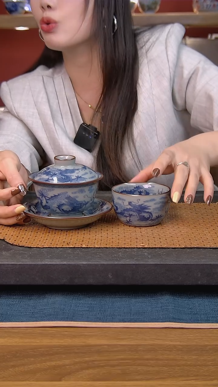 简装家用款2件套 老陶泥开片纹陶瓷茶具