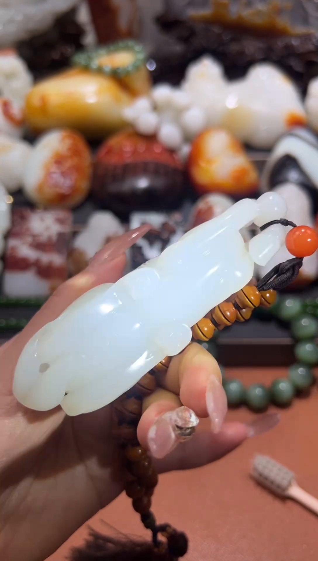 未镶嵌和田玉把件顺****6和田玉